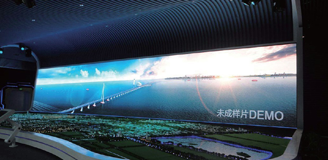 江蘇南通國(guó)際城市館展館P5室內(nèi)全彩LED顯示屏由上海智彩科技設(shè)計(jì)、安裝